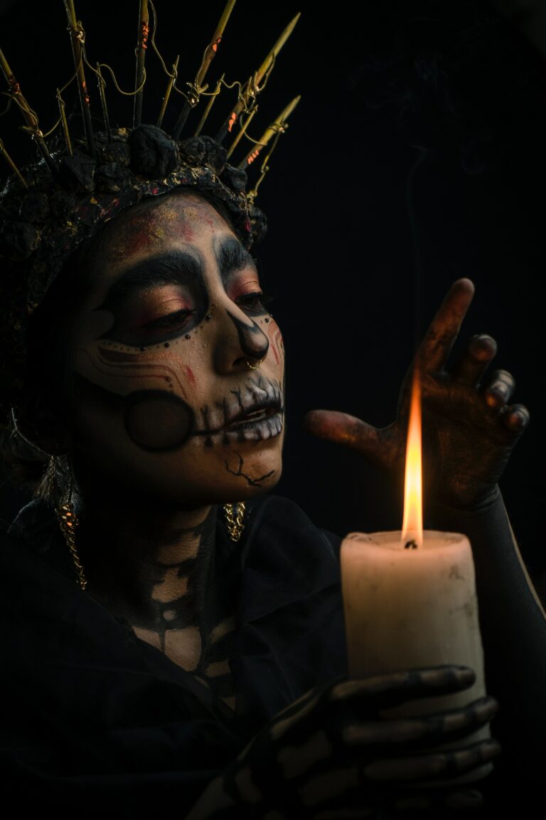 réalisation incantation lors d’un rituel de magie vaudou