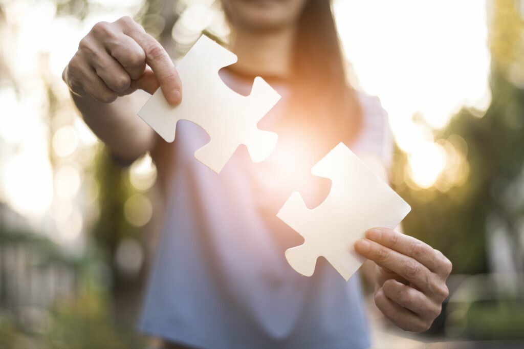 La confiance ce sont comme 2 pièces de puzzle qui s'emboîtent