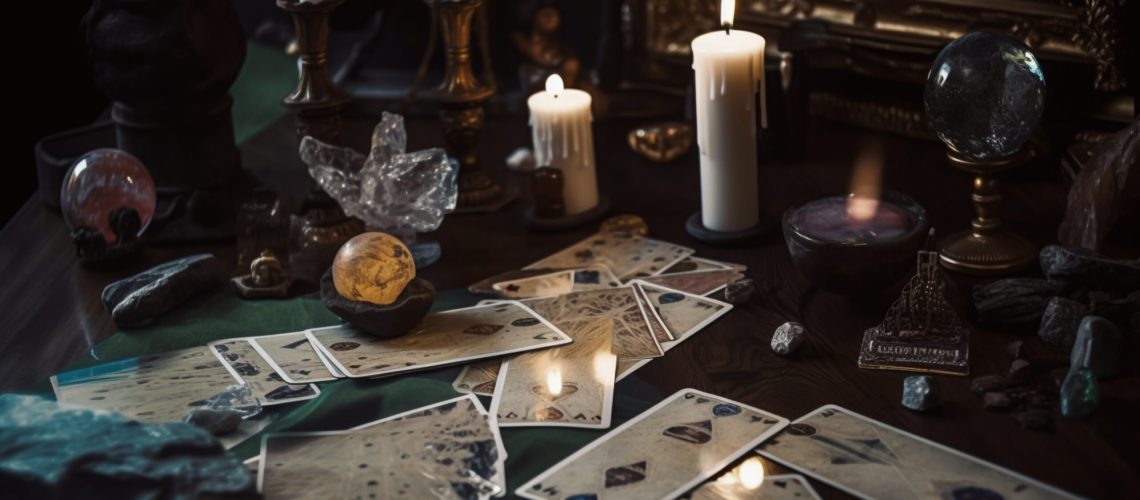 Divination and fortune telling, created with Generative AI technology